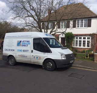 CCTV drain survey an inspection in Denbigh Close, Chislehurst BR7